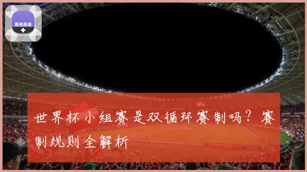 世界杯小组赛是双循环赛制吗？赛制规则全解析