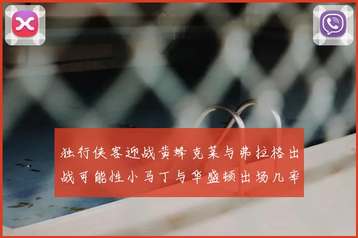 独行侠客迎战黄蜂克莱与弗拉格出战可能性小马丁与华盛顿出场几率高
